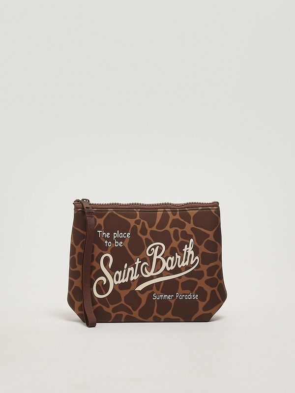 1. Pochette Aline in scuba Giraffe Skin 18 MC2 Saint Barth alin001