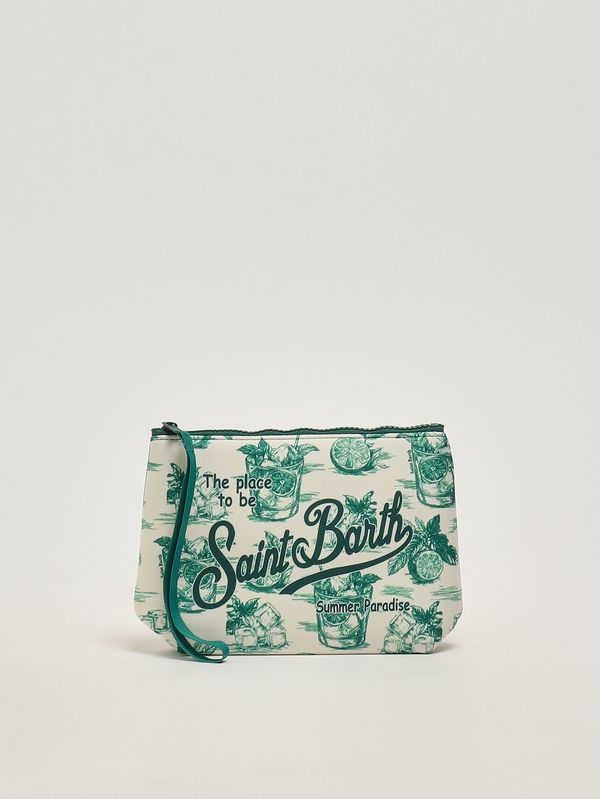 1. Aline Pochette aus Scuba-Stoff Mojito Toile 1057 MC2 Saint Barth alin001