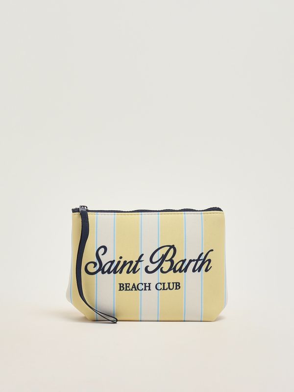 1. Pochette Aline in scuba Righe giallo MC2 Saint Barth alin001