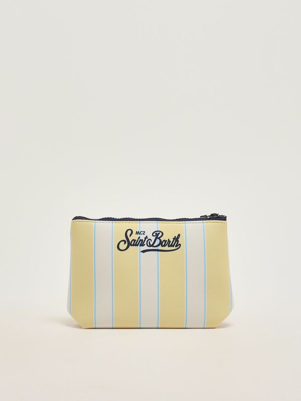 2. Pochette Aline in scuba Righe giallo MC2 Saint Barth alin001