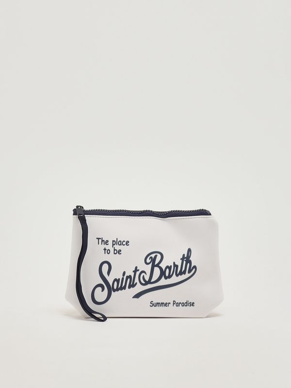 Aline Pochette aus Scuba-Stoff Weiß MC2 Saint Barth