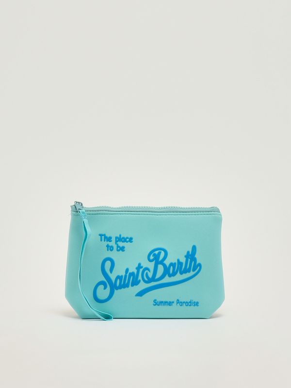 Aline Pochette aus Scuba-Stoff Wassergrün MC2 Saint Barth