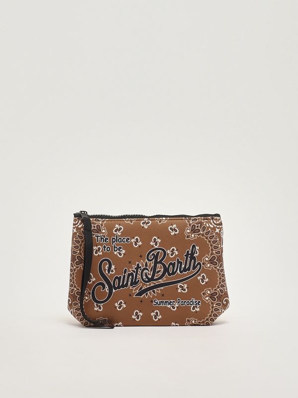 Aline Pochette aus Scuba-Stoff Karamell MC2 Saint Barth