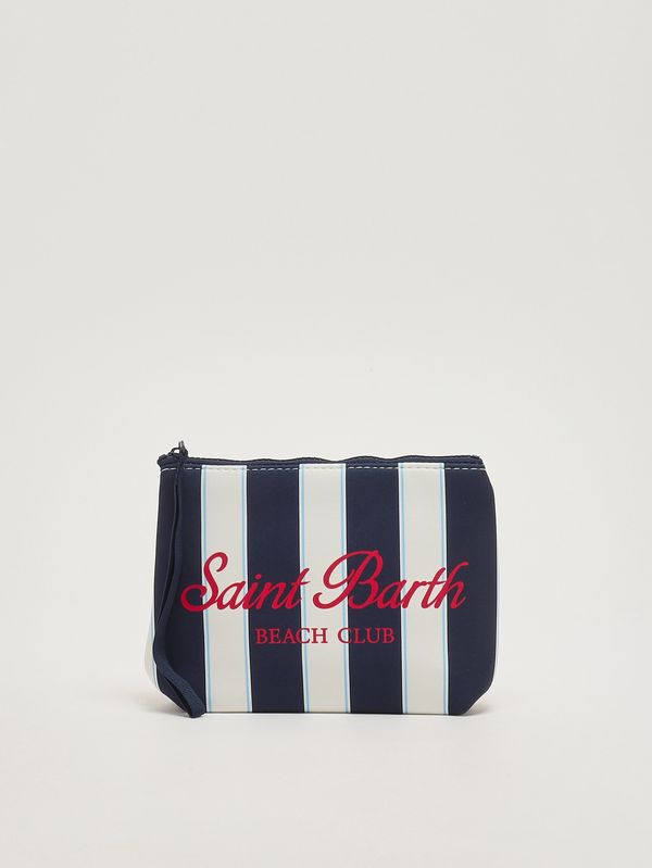1. Aline scuba clutch Navy blue stripes MC2 Saint Barth alin001