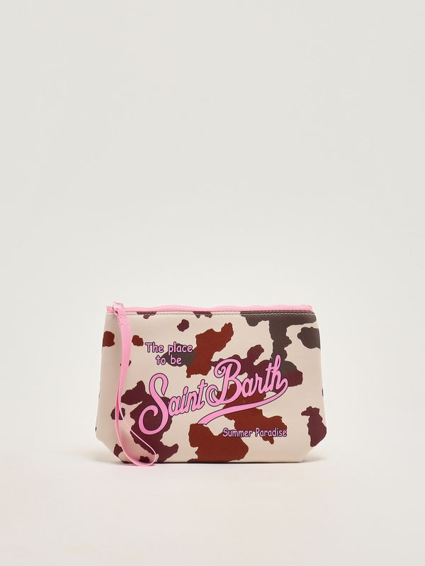 Aline Pochette aus Scuba-Stoff Kuh MC2 Saint Barth
