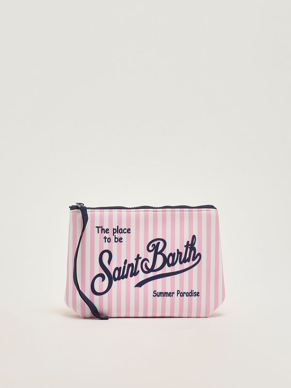1. Aline scuba clutch Fuchsia stripes MC2 Saint Barth alin001