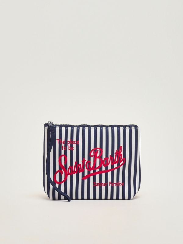 1. Pochette Aline in scuba Righe blu MC2 Saint Barth alin001