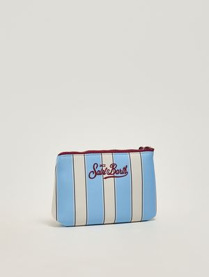 2. Aline Pochette aus Scuba-Stoff Strandstreifen 3345