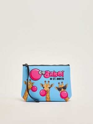 1. Aline Pochette aus Scuba-Stoff Big Babol