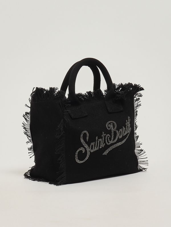 2. Borsa donna Colette in canvas Nero MC2 Saint Barth col0001