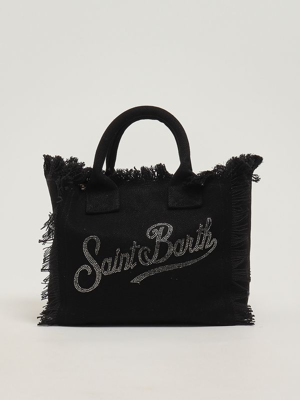 1. Borsa donna Colette in canvas Nero MC2 Saint Barth col0001