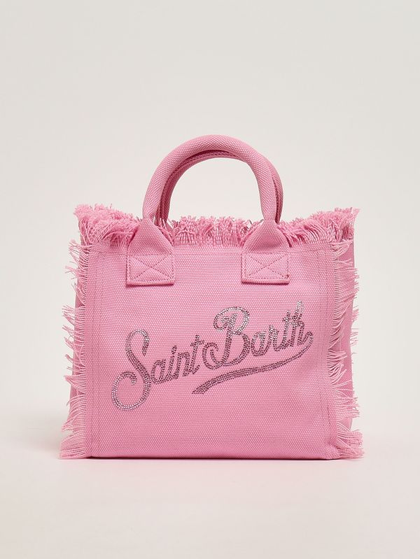 Damentasche Colette aus Canvas Rosa MC2 Saint Barth