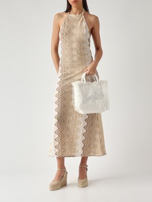 2. Borsa donna Colette in canvas Bianco