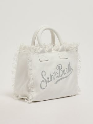 3. Borsa donna Colette in canvas Bianco