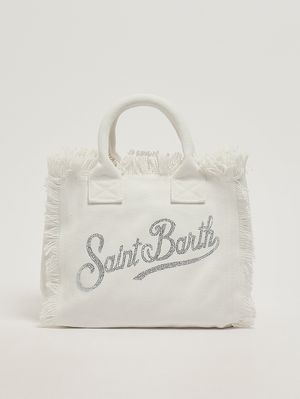 1. Borsa donna Colette in canvas Bianco