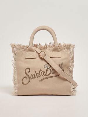 4. Borsa donna Colette in canvas Beige