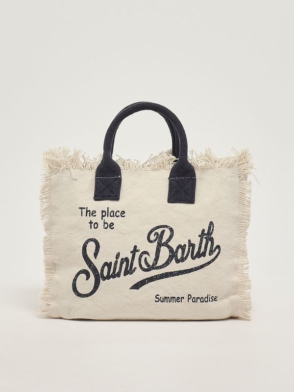 Damentasche Colette aus Canvas Elfenbein MC2 Saint Barth