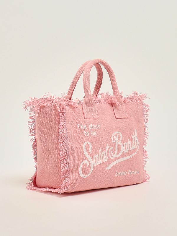 2. Sac pour femme Colette en toile Rose layette MC2 Saint Barth col0001