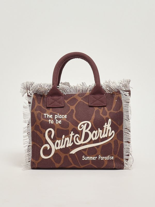 1. Sac pour femme Colette en toile Girafe MC2 Saint Barth col0001