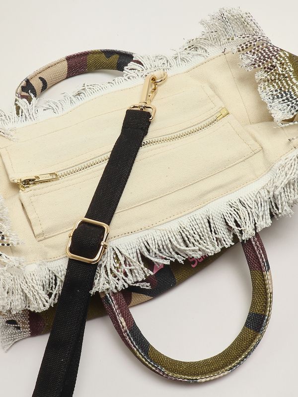5. Borsa donna Colette in canvas Militare MC2 Saint Barth col0001