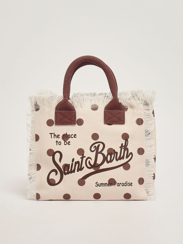 1. Bolso de mujer Colette de lona Lunares Regulares 1018 MC2 Saint Barth col0001