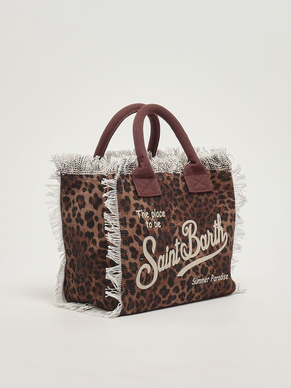 2. Bolso de mujer Colette de lona Animal print MC2 Saint Barth col0001