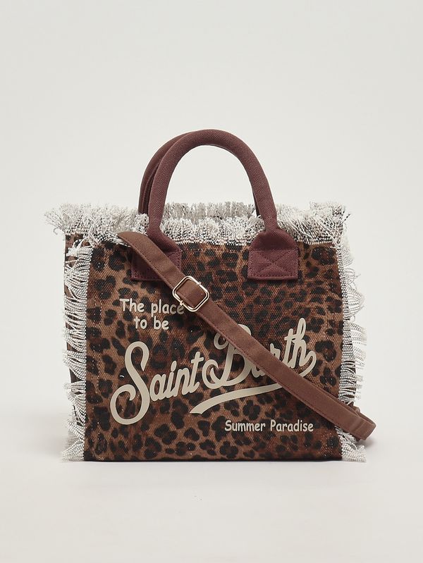 3. Bolso de mujer Colette de lona Animal print MC2 Saint Barth col0001