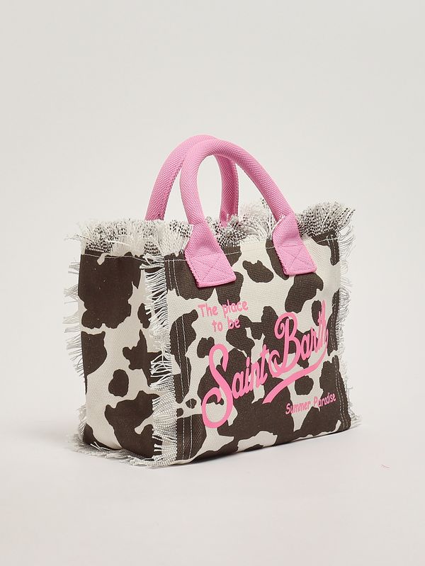 4. Damentasche Colette aus Canvas Kuh MC2 Saint Barth col0001