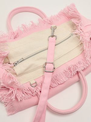 5. Damentasche Colette aus Canvas Hellrosa
