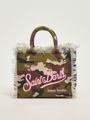1. Borsa donna Colette in canvas Militare