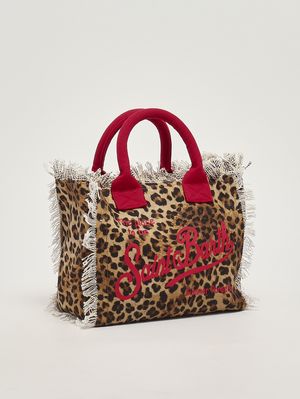 2. Sac pour femme Colette en toile Animalier-Rouge
