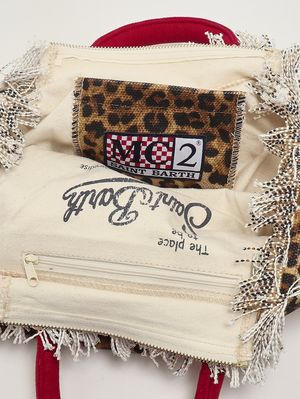 4. Sac pour femme Colette en toile Animalier-Rouge