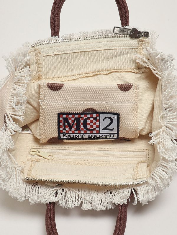 4. Women's Vanity Mini bag in canvas MC2 Saint Barth vami001