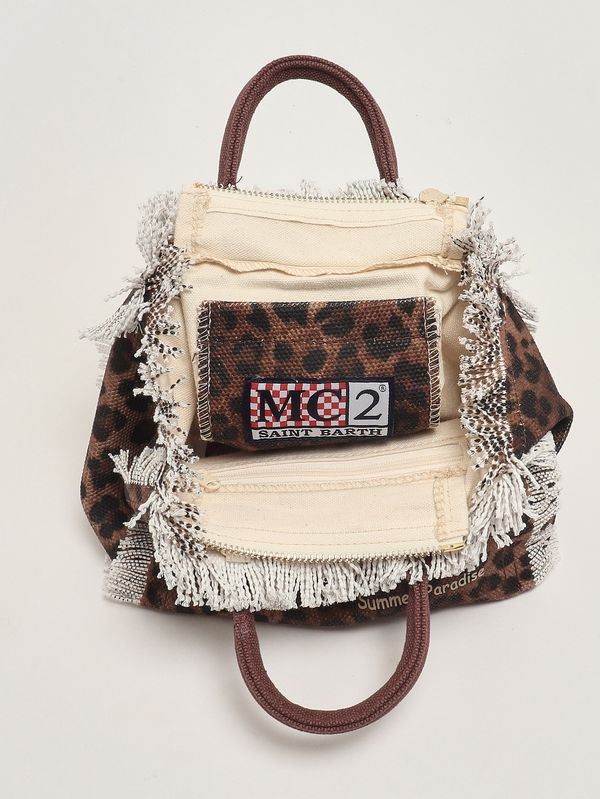 4. Women's Vanity Mini bag in canvas  MC2 Saint Barth vami001