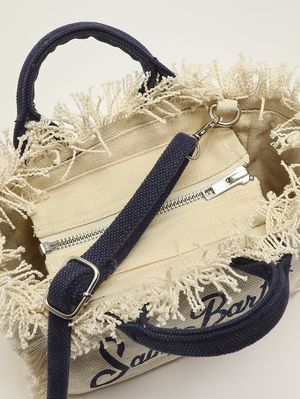 5. Vanity Mini Damentasche aus Canvas Elfenbein