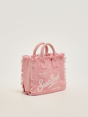 2. Women's Vanity Mini bag in canvas Baby Pink