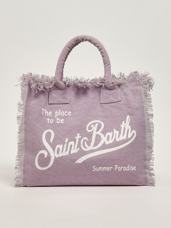 1. Bolso Vanity para mujer de lona Lila MC2 Saint Barth vani001