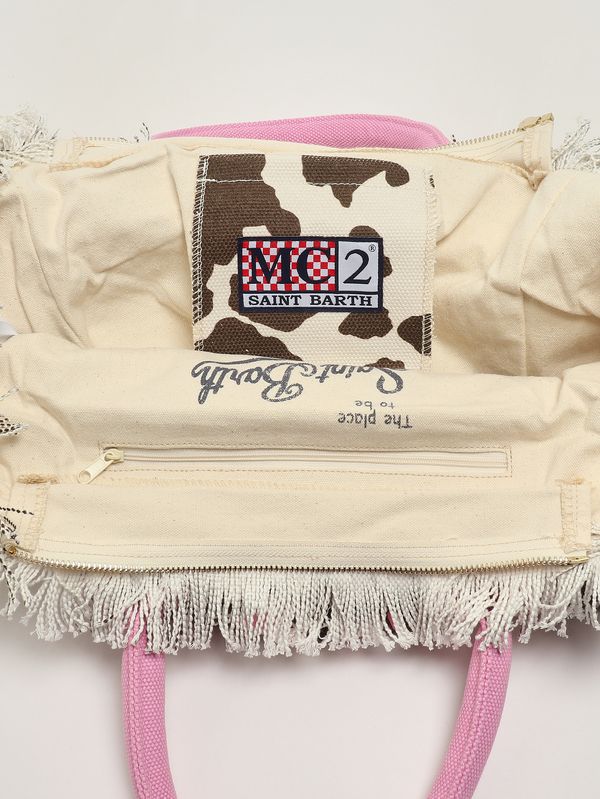 3. Sac Vanity pour femme en toile Vache MC2 Saint Barth vani001