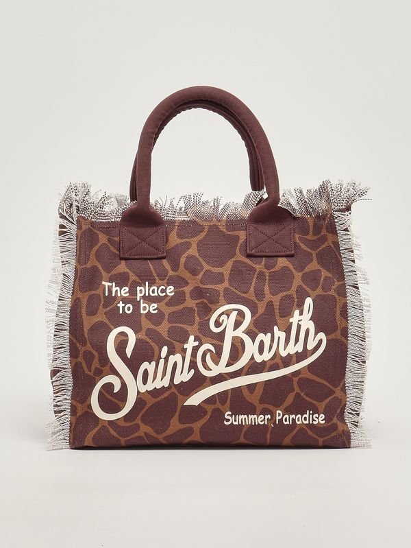 1. Sac Vanity pour femme en toile Girafe MC2 Saint Barth vani001