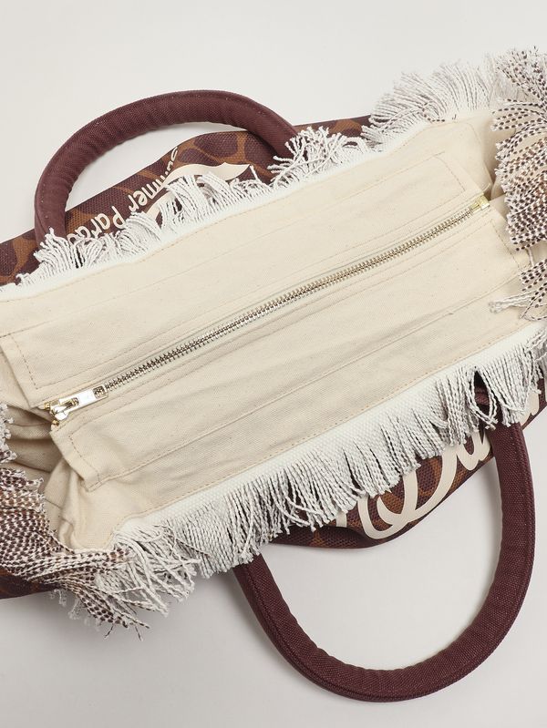 4. Sac Vanity pour femme en toile Girafe MC2 Saint Barth vani001