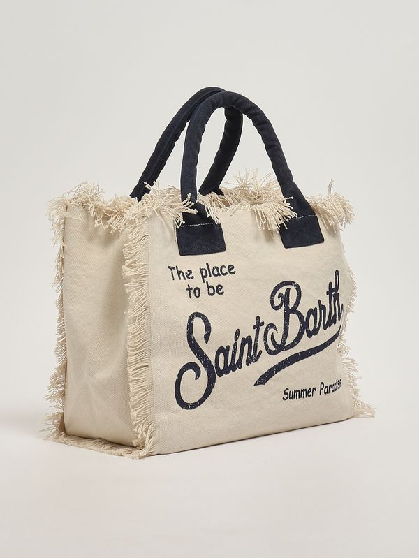 2. Sac Vanity pour femme en toile Beige MC2 Saint Barth vani001