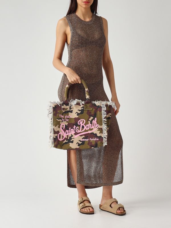 2. Sac Vanity pour femme en toile Militaire MC2 Saint Barth vani001