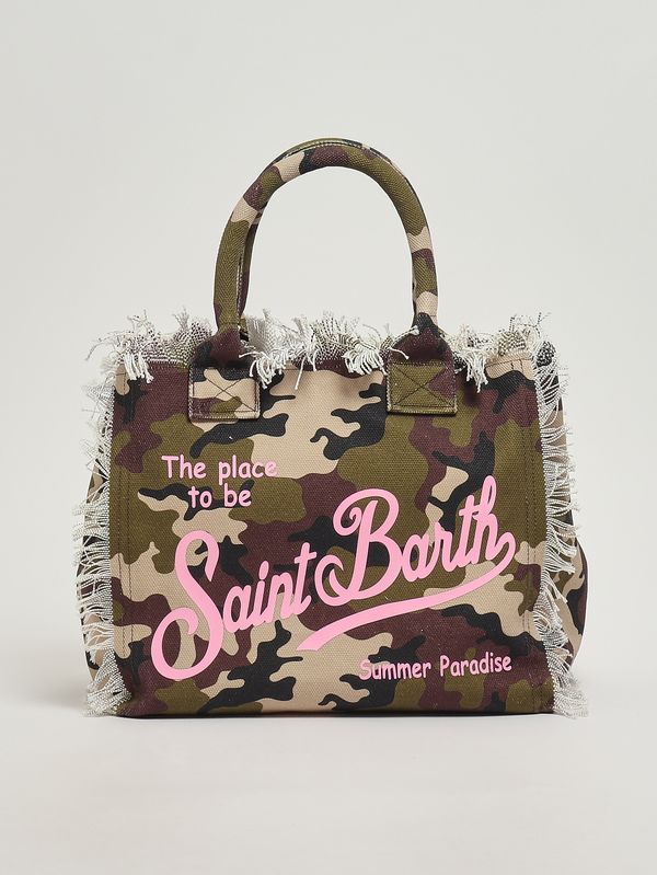 1. Sac Vanity pour femme en toile Militaire MC2 Saint Barth vani001