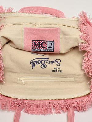 3. Sac Vanity pour femme en toile Rose layette