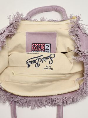 3. Bolso Vanity para mujer de lona Lila