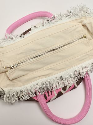 4. Sac Vanity pour femme en toile Vache