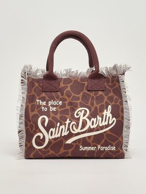 1. Sac Vanity pour femme en toile Girafe