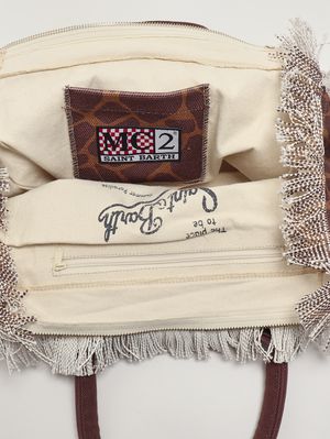3. Sac Vanity pour femme en toile Girafe