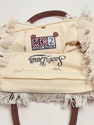 3. Sac Vanity pour femme en toile Pois réguliers 1018