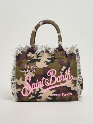 1. Sac Vanity pour femme en toile Militaire